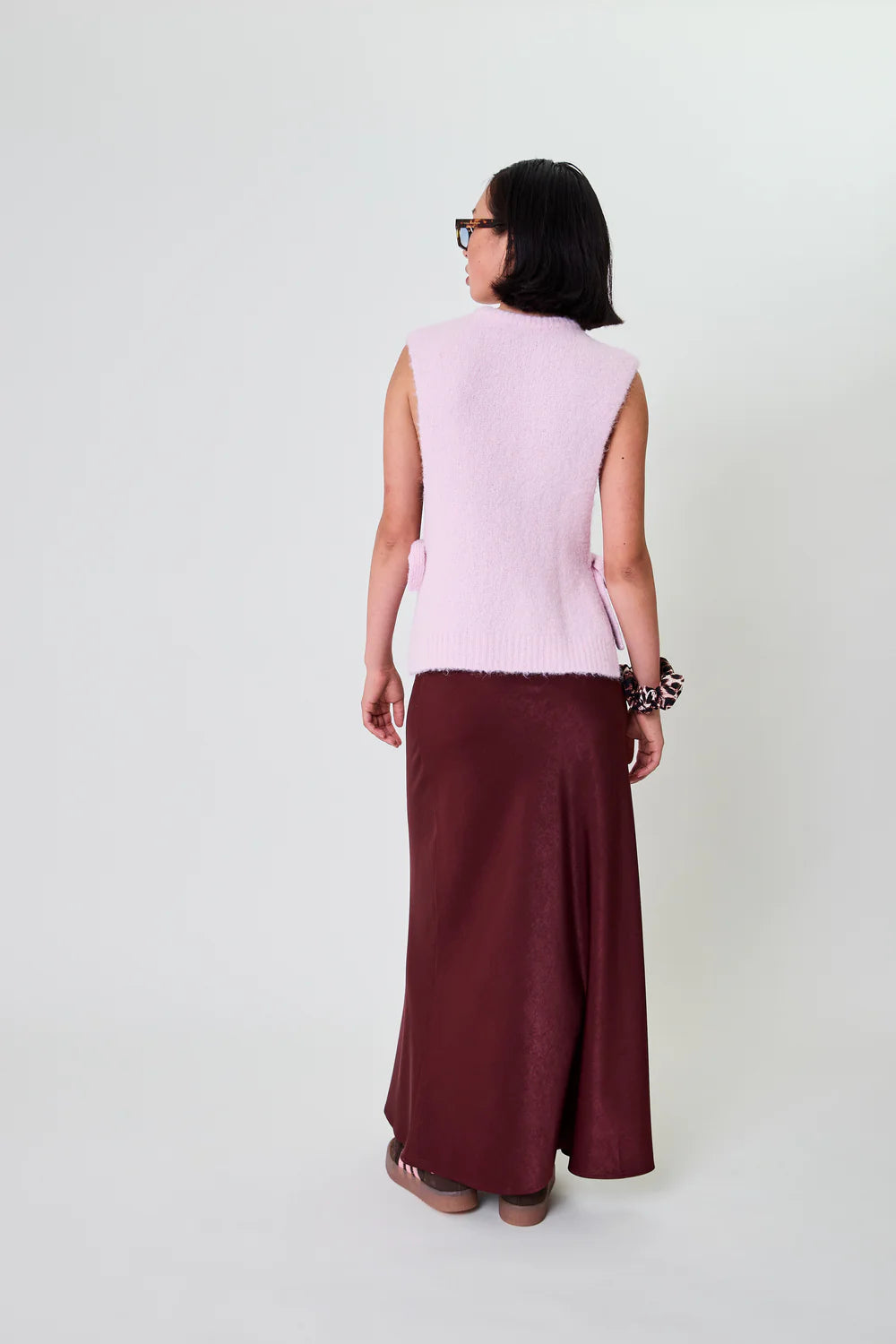 OH APRIL Moxie Tie Vest Sugar Pink