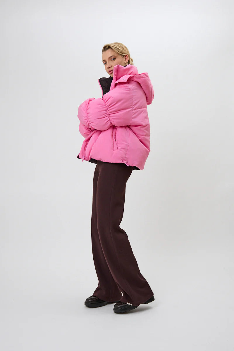 OH APRIL Nicky Puffer Jacket Candy/Truffle Leo