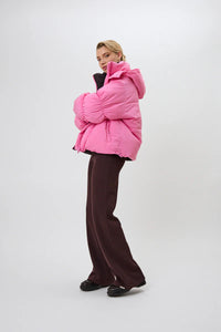 OH APRIL Nicky Puffer Jacket Candy/Truffle Leo