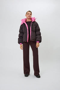 OH APRIL Nicky Puffer Jacket Candy/Truffle Leo