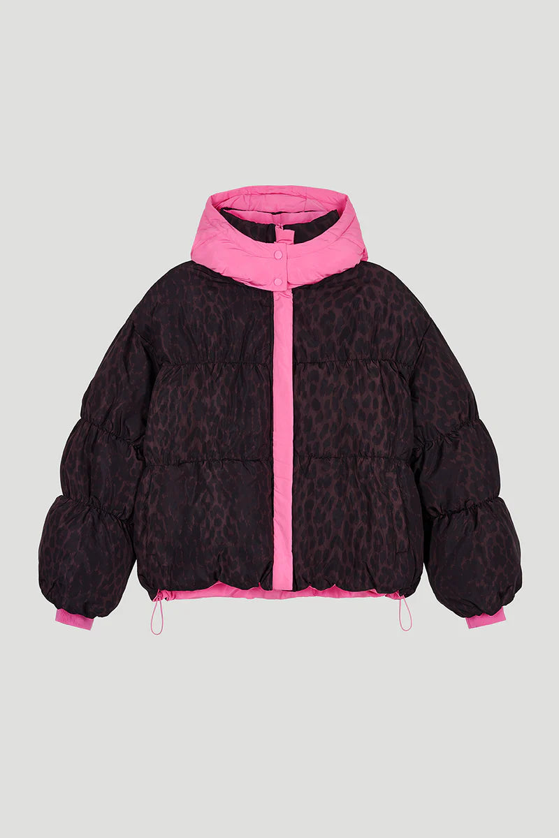 OH APRIL Nicky Puffer Jacket Candy/Truffle Leo