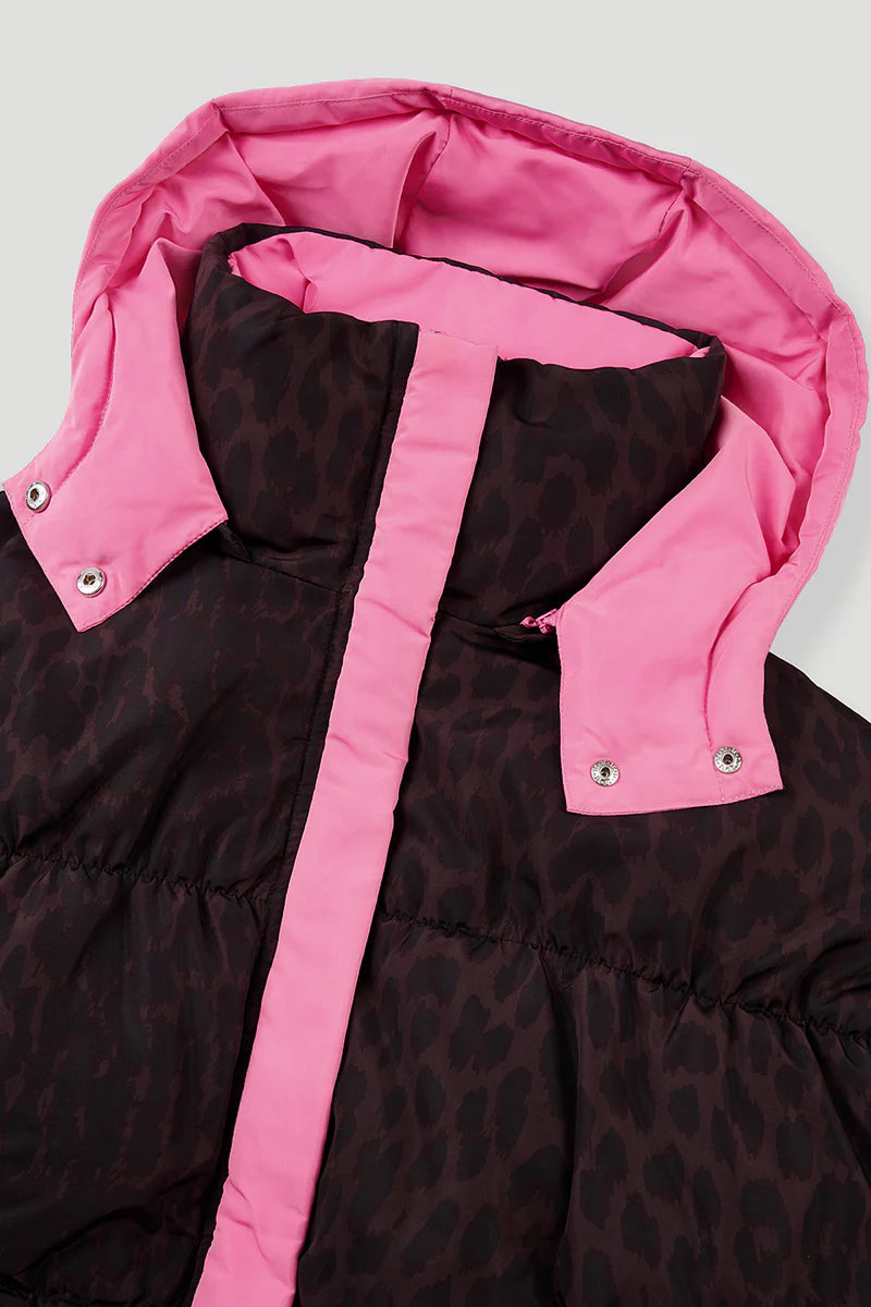 OH APRIL Nicky Puffer Jacket Candy/Truffle Leo