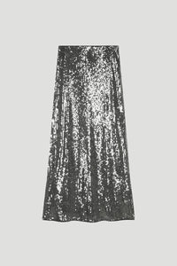 OH APRIL Nika Skirt Maroon Graphite