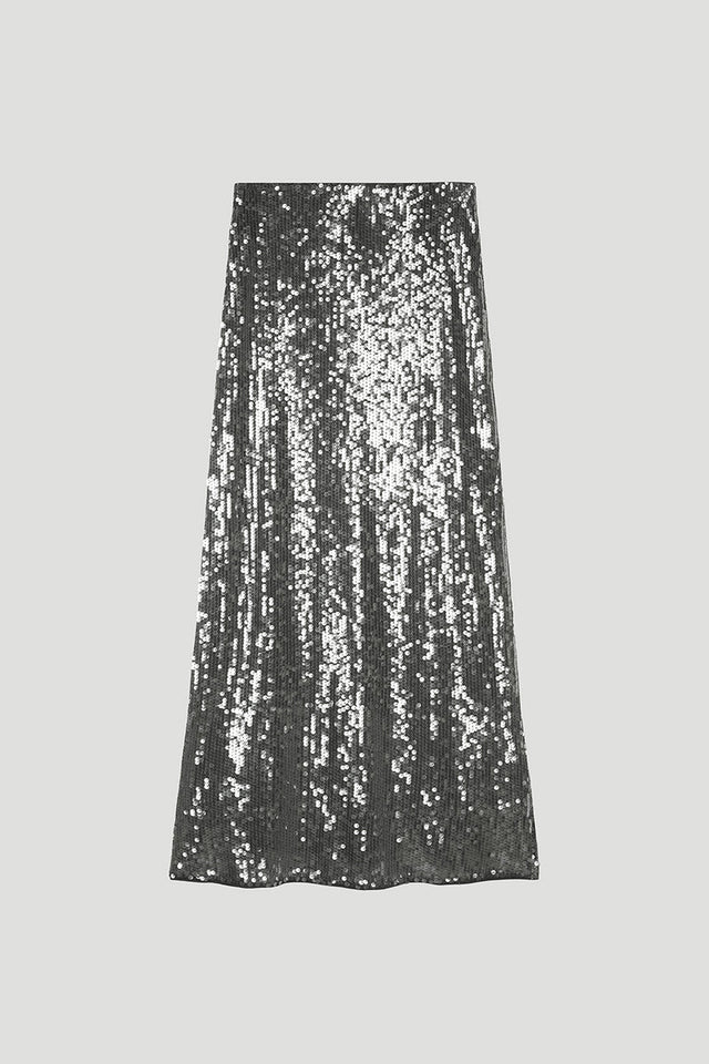 OH APRIL Nika Skirt Maroon Graphite