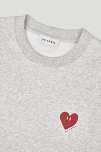 OH APRIL Nina Sweater Grey Melange