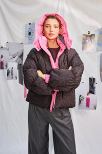 OH APRIL Nicky Puffer Jacket Candy/Truffle Leo