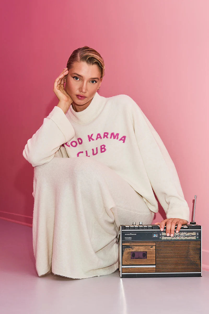 OH APRIL Coco Knit Jumper Off White – Trag's mit Fassung