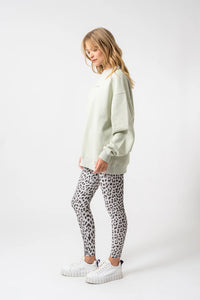 OH APRIL Oversized Sweater Positive soft green