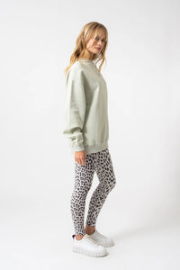 OH APRIL Oversized Sweater Positive soft green
