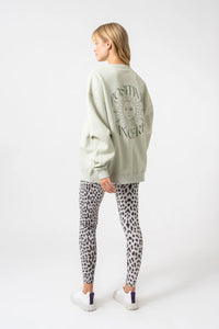 OH APRIL Oversized Sweater Positive soft green