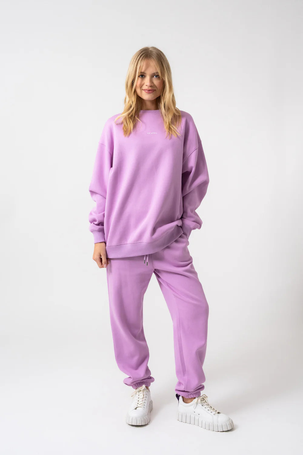 OH APRIL Oversized Sweater bright lilac