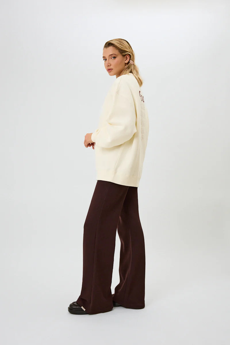 OH APRIL OV Sweater Good Karma Off White