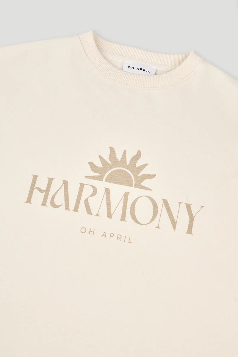 OH APRIL Oversized Sweater Harmony soft sand fade