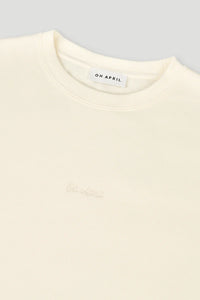 OH APRIL OV Sweater Good Karma Off White