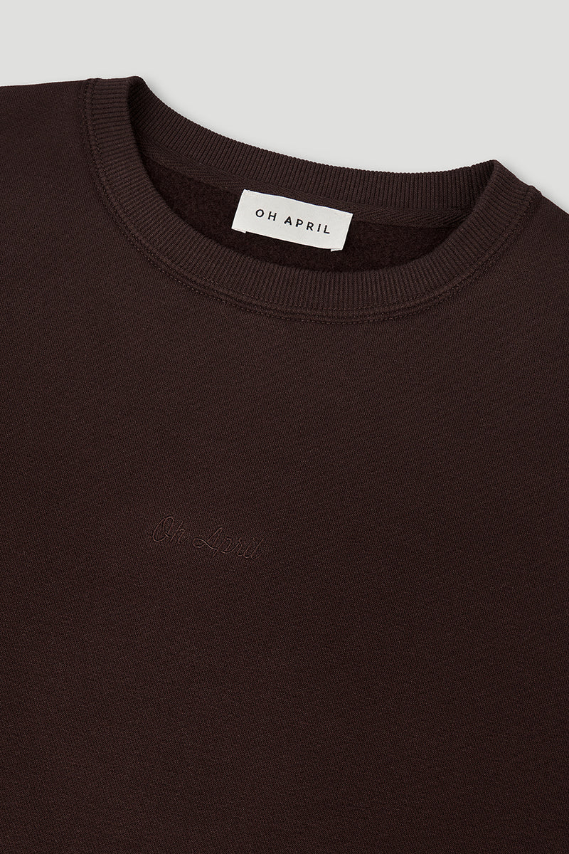 OH APRIL OV Sweater Good Karma Truffle