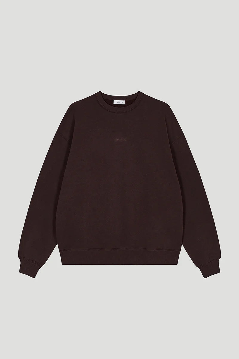 OH APRIL OV Sweater Good Karma Truffle