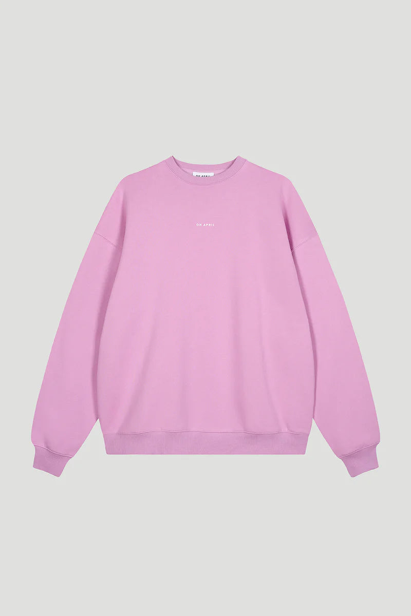 OH APRIL Oversized Sweater bright lilac