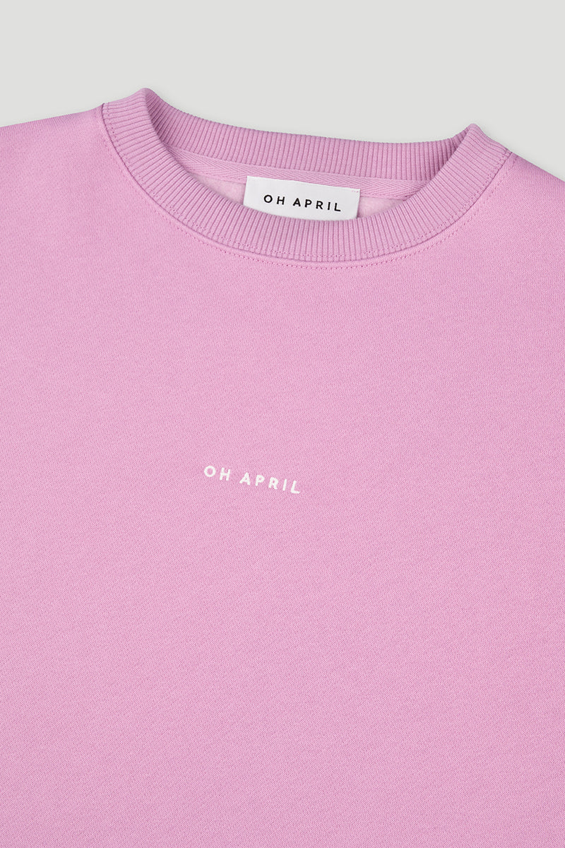 OH APRIL Oversized Sweater bright lilac