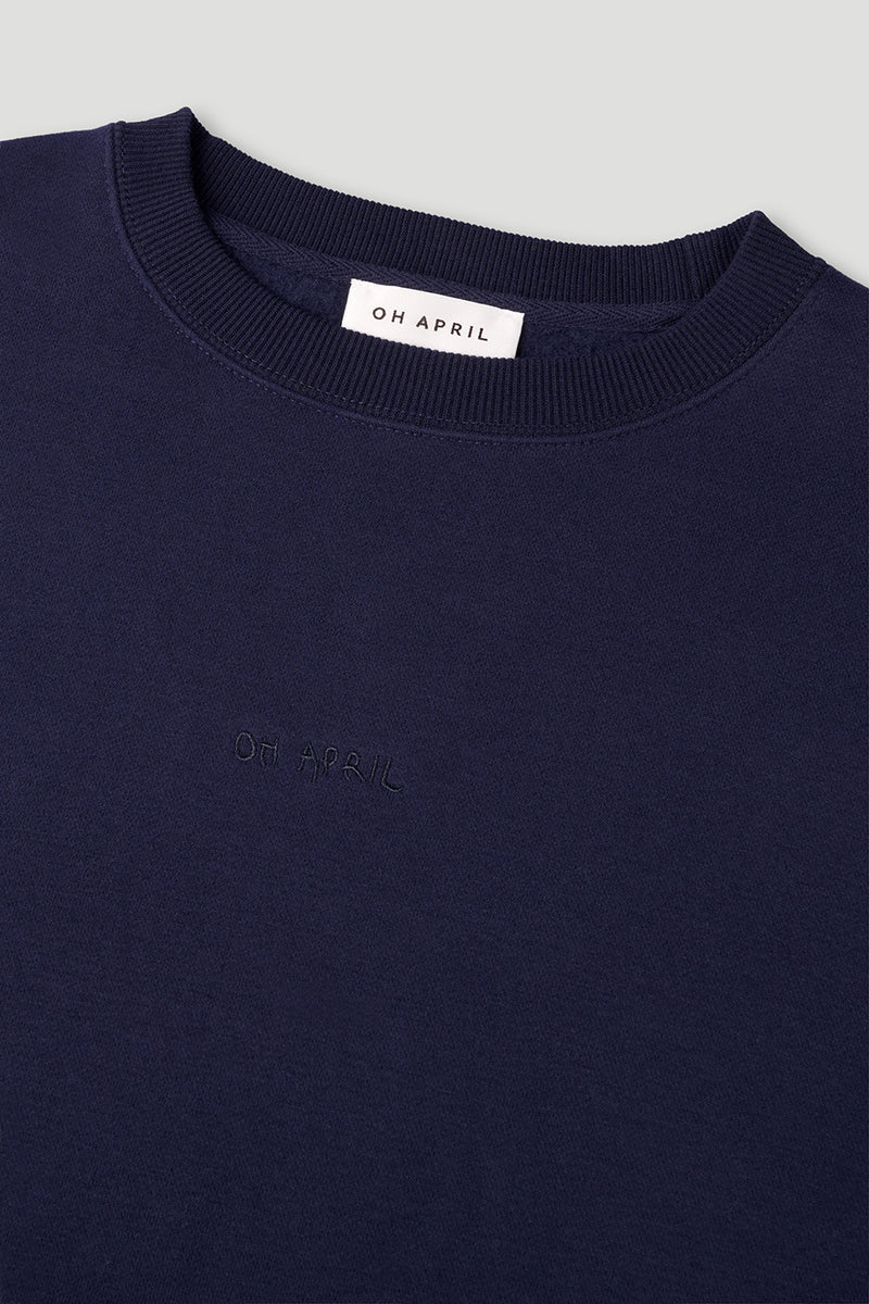 OH APRIL Oversized Sweater Magic Blackberry