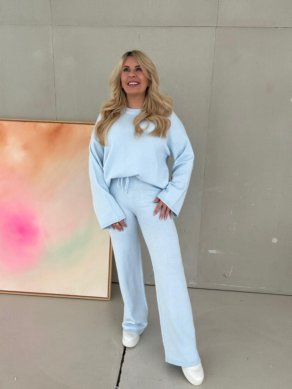 Hose himmelblau CLOUDY SKY