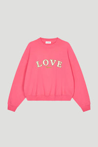 OH APRIL Regular Sweater Love Dark Rose