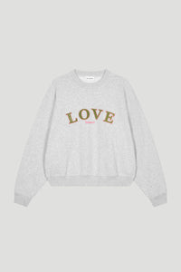 OH APRIL Regular Sweater Love Grey Melange