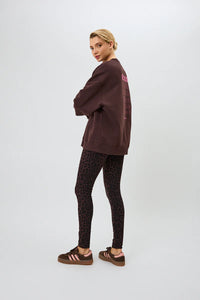 OH APRIL Rita Leggings Leo Truffle