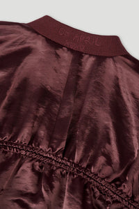 OH APRIL Rumi Zipper Jacket Cherrywood
