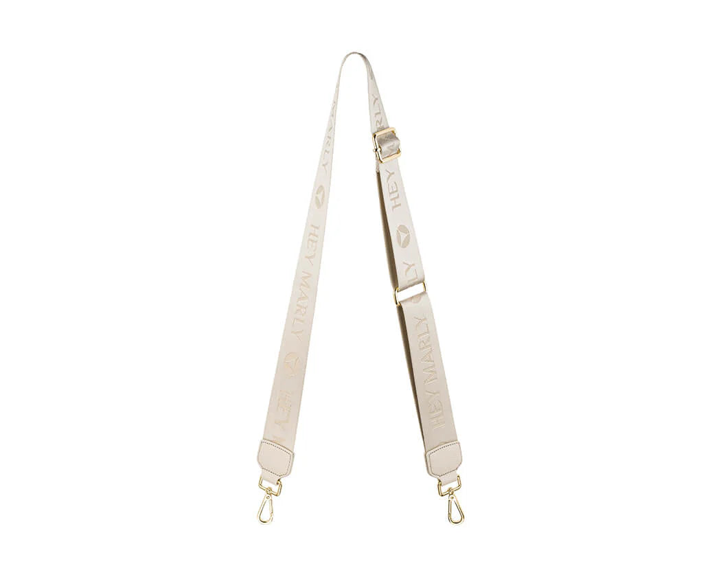 Hey Marly Signature Strap Crema