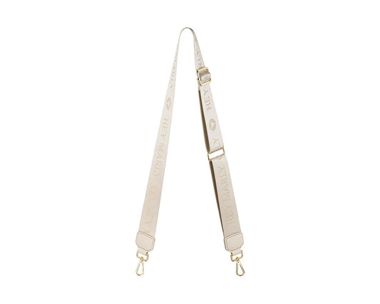 Hey Marly Signature Strap Crema