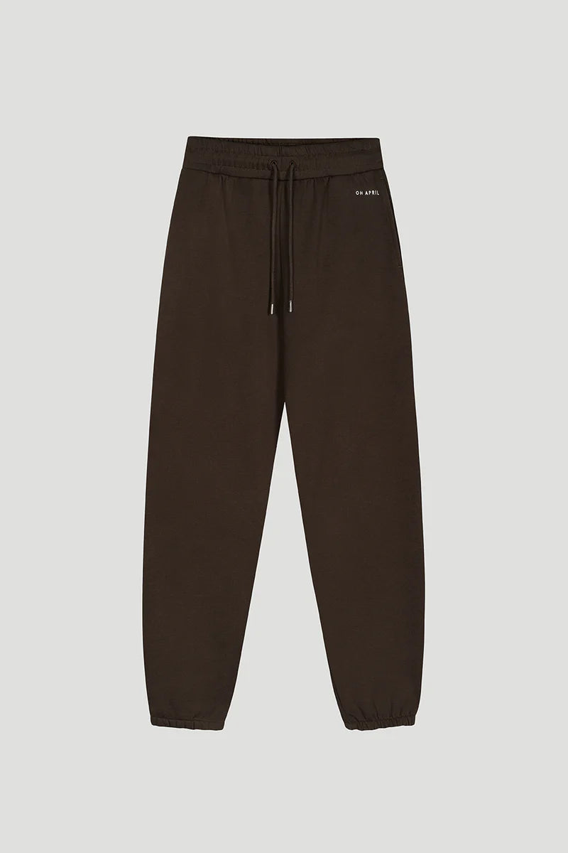 OH APRIL Sweat Jogger deep brown