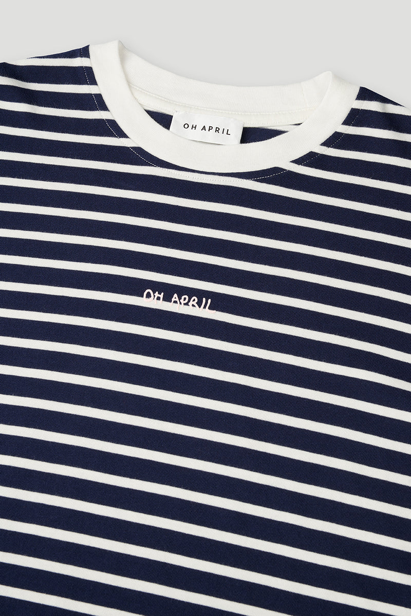 OH APRIL Venetia Striped Longsleeve Blackberry