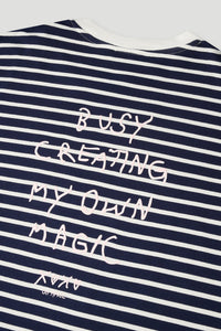 OH APRIL Venetia Striped Longsleeve Blackberry