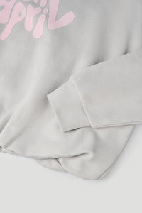 OH APRIL Zafira Balloon Sweatshirt Light Grey