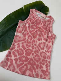 Ripp Top Leo rosa/mauve