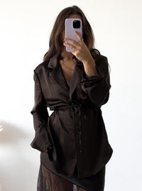 Blazer chocolate FEMME FATALE