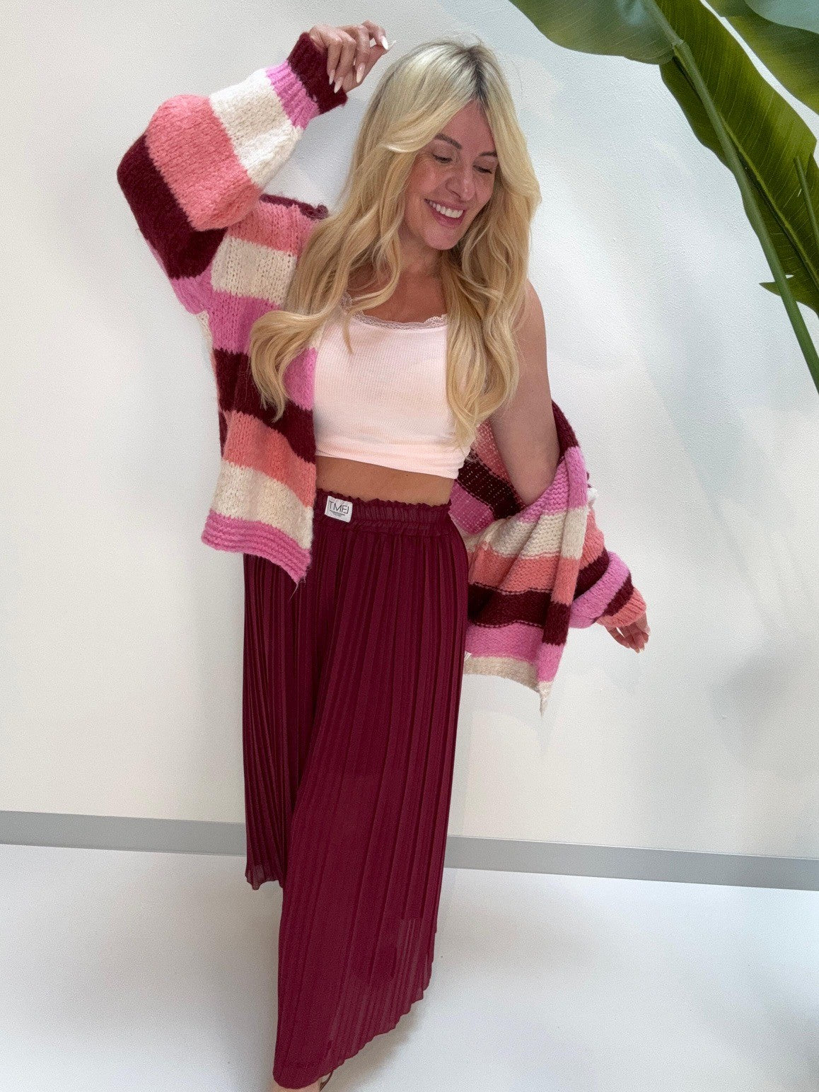 Strickjacke HAPPY BLOCK STRIPES