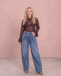 Stretch Fashion Barrel Jeans blue denim