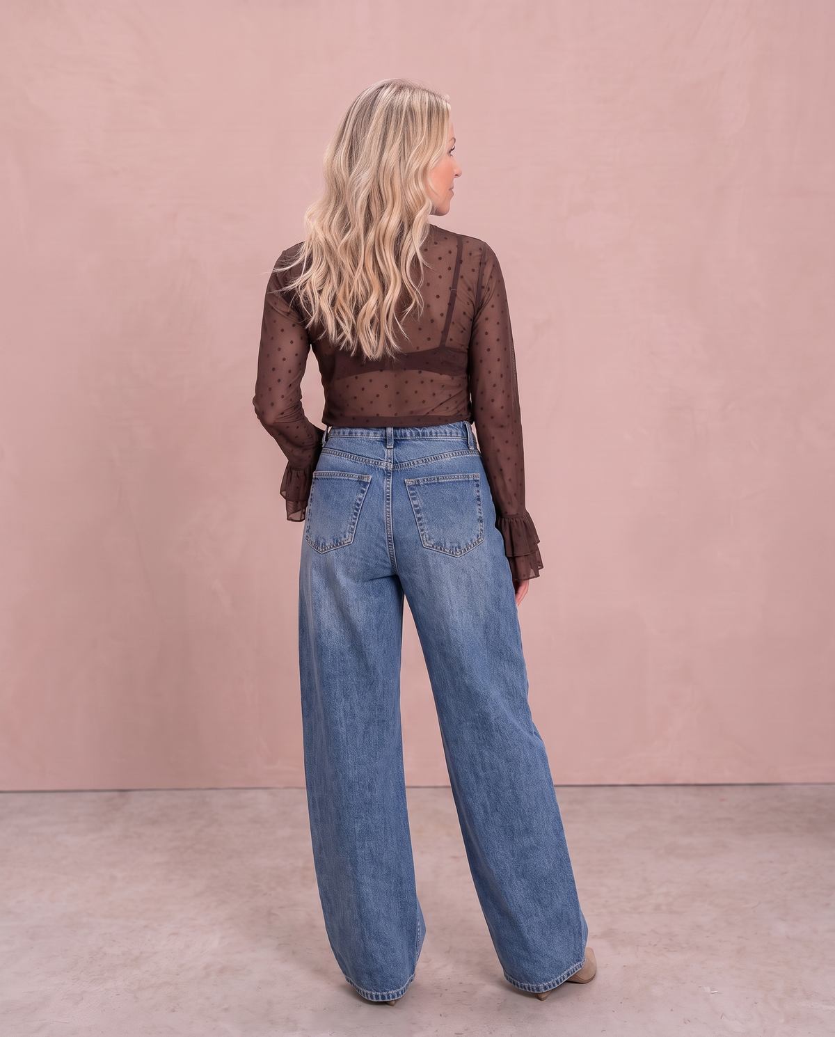 Stretch Fashion Barrel Jeans blue denim