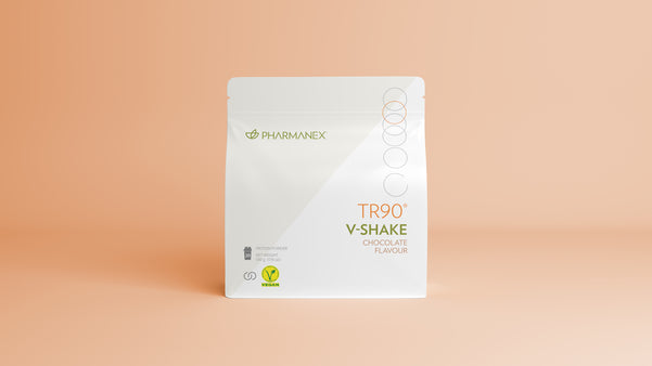 TR90 V-Shake – Veganer Proteinshake mit Schoko- oder Vanillegeschmack